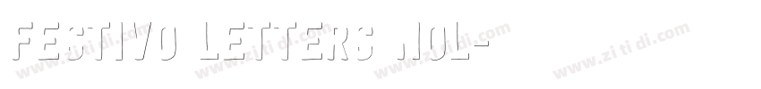 Festivo Letters Nol字体转换 Festivo Letters Nol字体转换